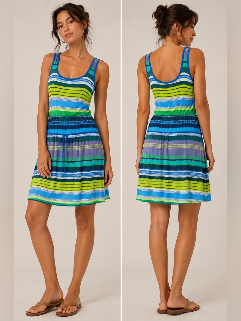 Banana Republic striped dress size Medium